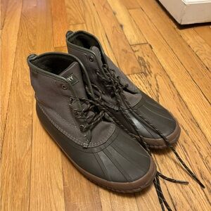 Men's Green and Brown Duck Boots